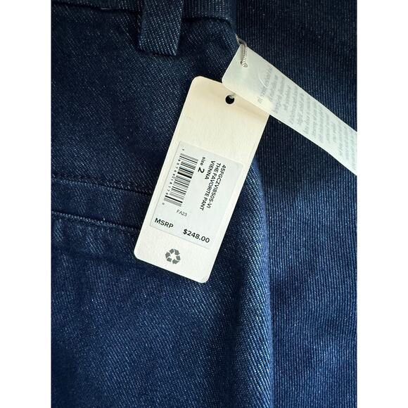 $248 New Favorite Daughter Favorite Pant in Denim (Vienna) - Size 2 - Picture 9 of 11
